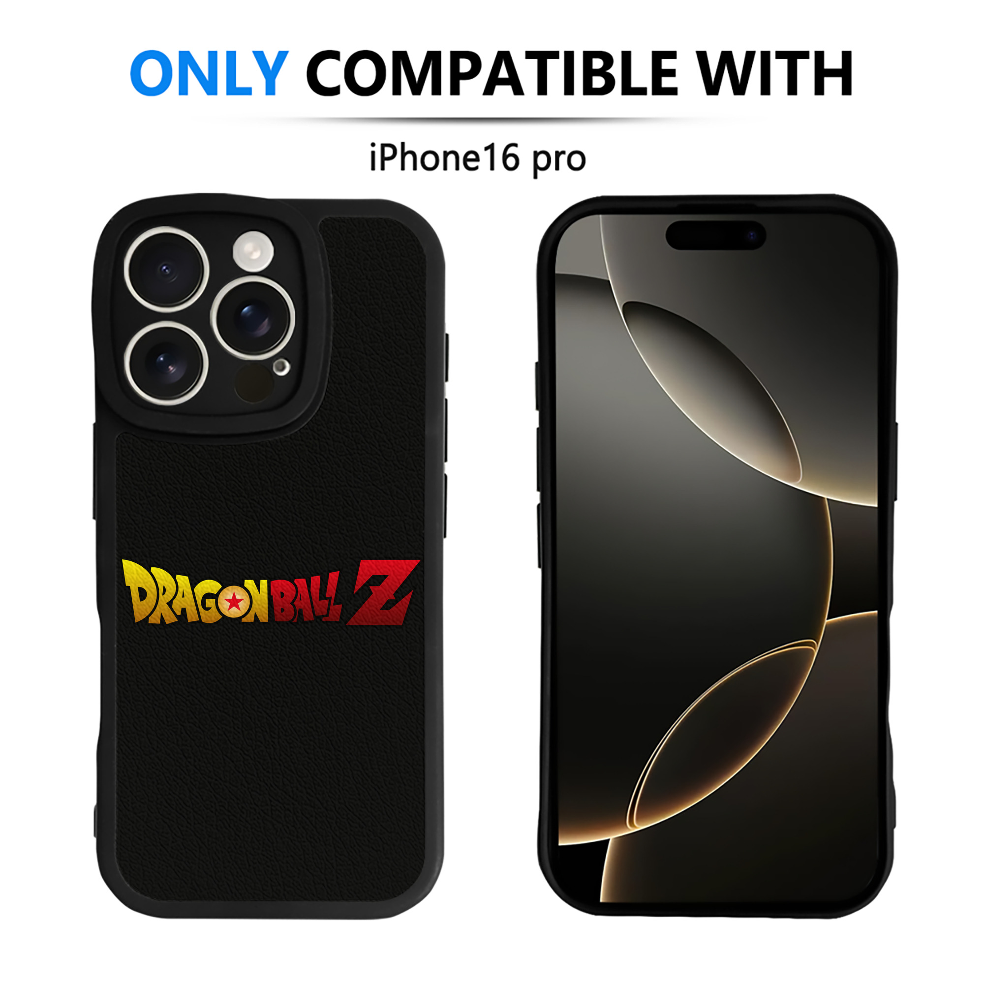 （画像用） ドラゴンボール DRAGON BALL 【iPhone 16シリーズ対応】シリコンスマホケース（レザー調） 材質：シリコン